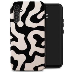 Selencia Vivid Tough Backcover Samsung Galaxy A34 (5G) - Art Wave Black