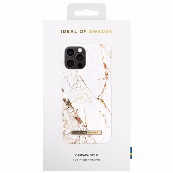 iDeal of Sweden Fashion Backcover Apple iPhone 12 (Pro) - Carrara Gold