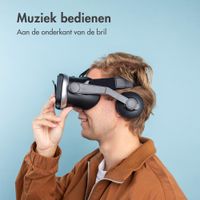 imoshion Virtual Reality Bril met Bluetooth Koptelefoon - Zwart