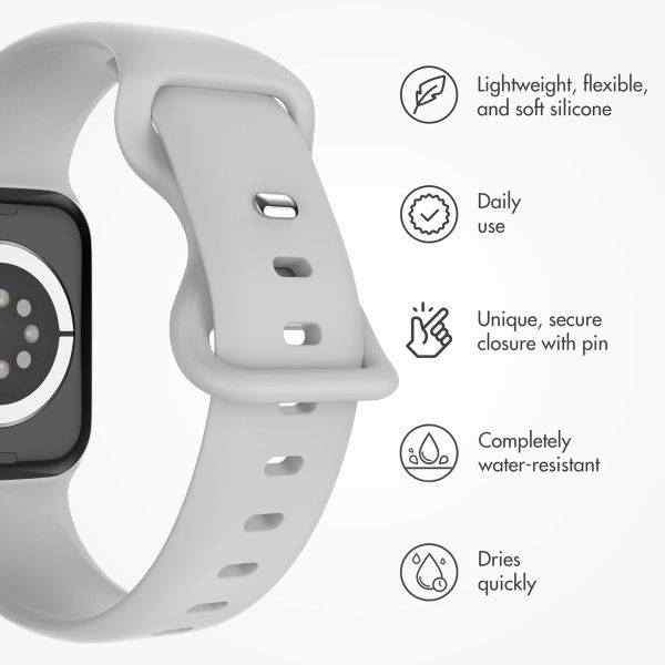 imoshion Silicone⁺ Strap Apple Watch | 44/45/46/49 mm - Size M/L - Fog