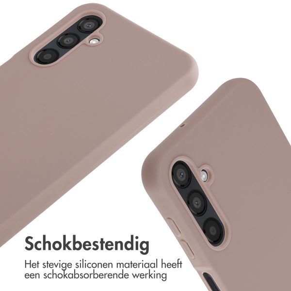 imoshion Siliconen hoesje met koord voor de Samsung Galaxy A25 (5G) - Sand Pink