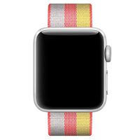 Apple Woven Nylon band Apple Watch Series 1 t/m 9 / SE (38/40/41 mm) | Series 10 (42 mm) - Red