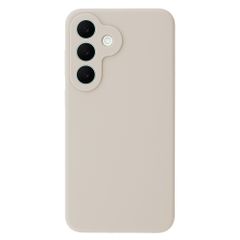 Accezz Liquid Silicone Backcover met MagSafe Samsung Galaxy S26 FE - Stone