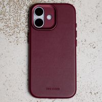 Decoded Leather Backcover MagSafe Apple iPhone 17 - Burgundy