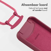 imoshion Color Backcover met afneembaar koord MagSafe Apple iPhone 13 Pro - Raspberry