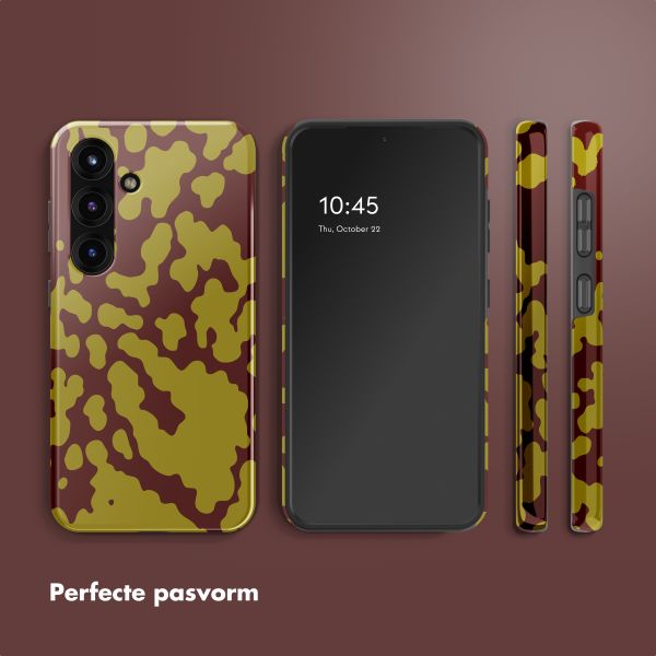 Selencia Vivid Backcover met MagSafe Samsung Galaxy S25 - Moo'd Olive Dust