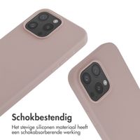 imoshion Siliconen hoesje met koord Apple iPhone 16 Pro Max - Sand Pink