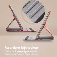 imoshion 360° draaibare Bookcase Apple iPad 11 (2025) 11 inch A16 / iPad 10 (2022) 10.9 inch - Donkerrood