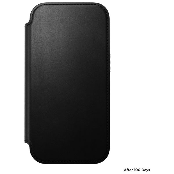 Nomad Modern Leather Folio Bookcase Apple iPhone 18 Pro Max - Black