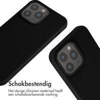 imoshion Siliconen hoesje met koord iPhone 15 Pro Max - Zwart