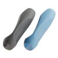 Paperlike Pencil Grips voor de Apple Pencil - 2-Pack - Charcoal & Paperlike Blue