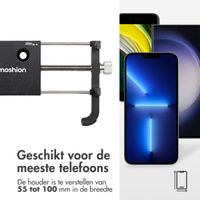 imoshion Aluminium Telefoonhouder fiets - Lichtgewicht - Verstelbaar - Zwart