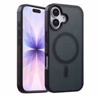 Accezz Rugged Frosted MagSafe Backcover Apple iPhone 17 - Zwart