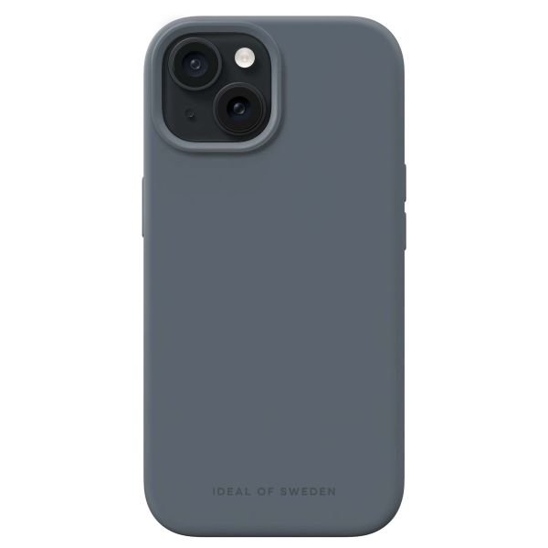 iDeal of Sweden Silicone Case iPhone 15 - Midnight Blue