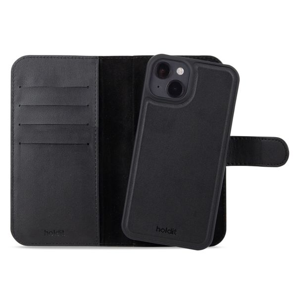 Holdit Wallet Case Magnet Plus iPhone 15 - Zwart