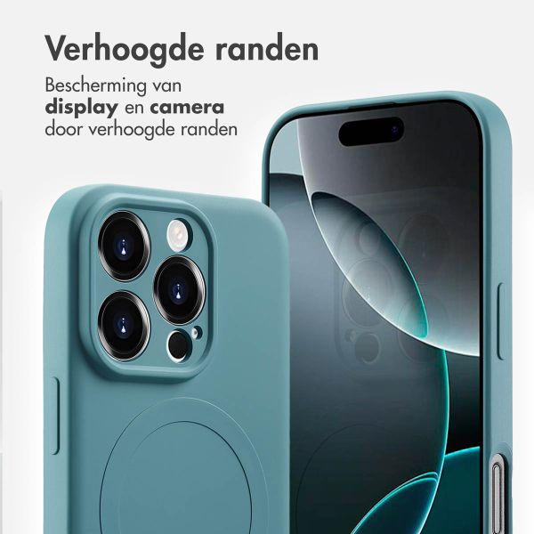 imoshion Color Backcover met MagSafe Apple iPhone 16 Pro - Smoke Green