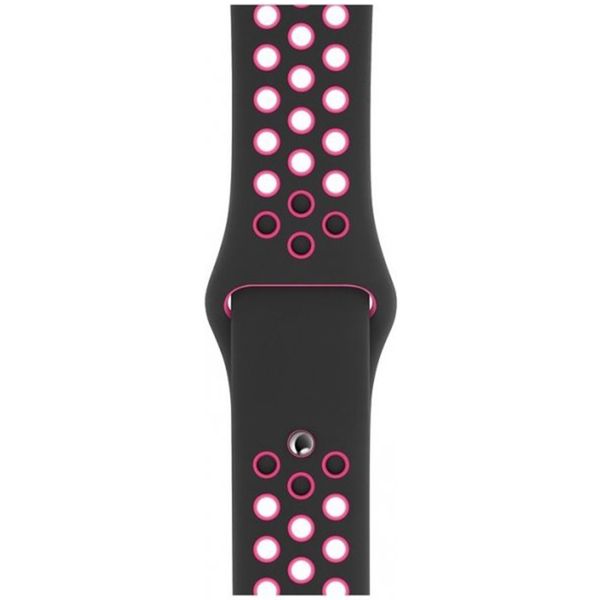 Apple Nike Sport Band Apple Watch | 38/40/41/42 mm - Maat S/M/L - Black / Pink Blast