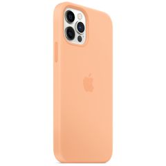 Apple Silicone Backcover MagSafe Apple iPhone 12 (Pro) - Cantaloupe