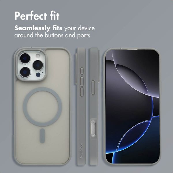 imoshion Colour Guard Back Cover with MagSafe Apple iPhone 16 Pro Max - Grey