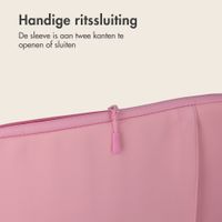 imoshion Laptophoes met opbergvak 14 inch - Laptopsleeve - Candy Pink