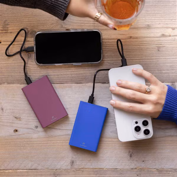 imoshion Ultra Series Aluminium Powerbank 10.000 mAh - Quick Charge en Power Delivery - Cobalt Blue