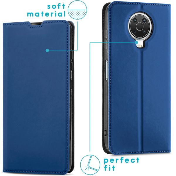 imoshion Slim Folio Bookcase Nokia G10 / G20 - Blauw