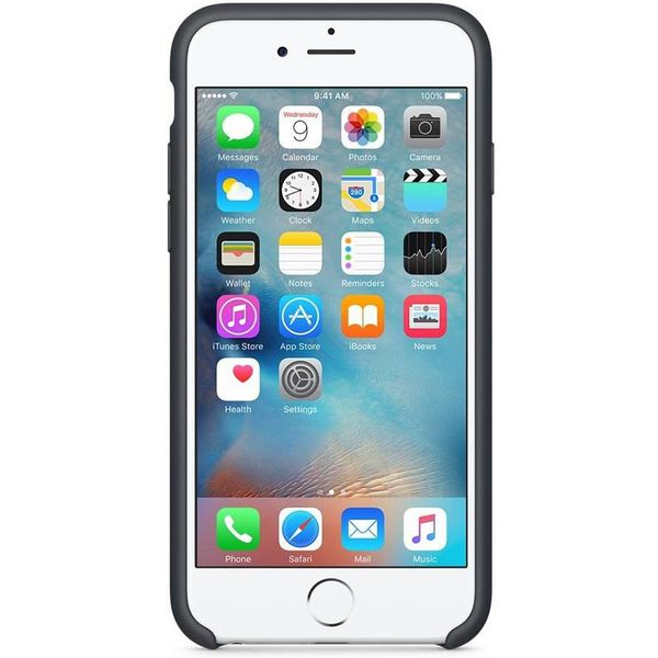 Apple Silicone Backcover Apple iPhone 6 / 6s - Charcoal Grey