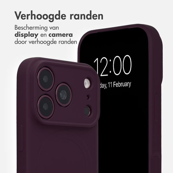 imoshion Color Backcover met MagSafe Apple iPhone 18 Pro / 17 Pro - Bordeaux