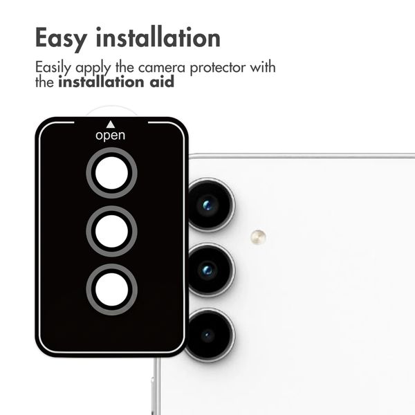 imoshion Camera Protector Glass 2-pack Samsung Galaxy A35 - Black