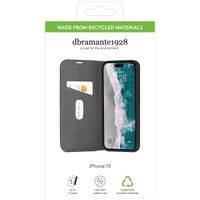 dbramante1928 Oslo Bookcase iPhone 15 - Zwart