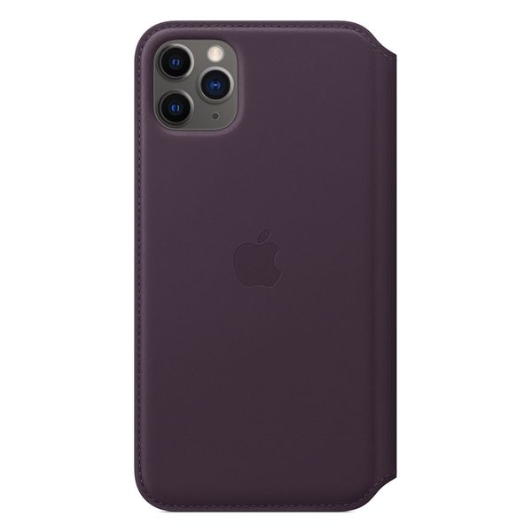 Apple Leather Folio Bookcase Apple iPhone 11 Pro Max - Aubergine