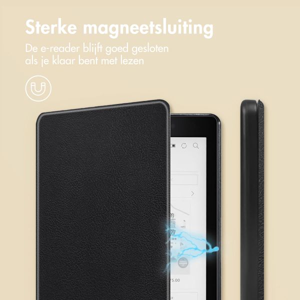 imoshion Slim Hard Case Bookcase Kobo Aura One - Zwart