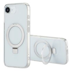 Accezz Ring Stand Backcover met MagSafe Apple iPhone 16e - Transparant