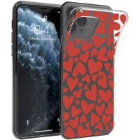 imoshion Design hoesje iPhone 11 Pro - Hartjes - Rood