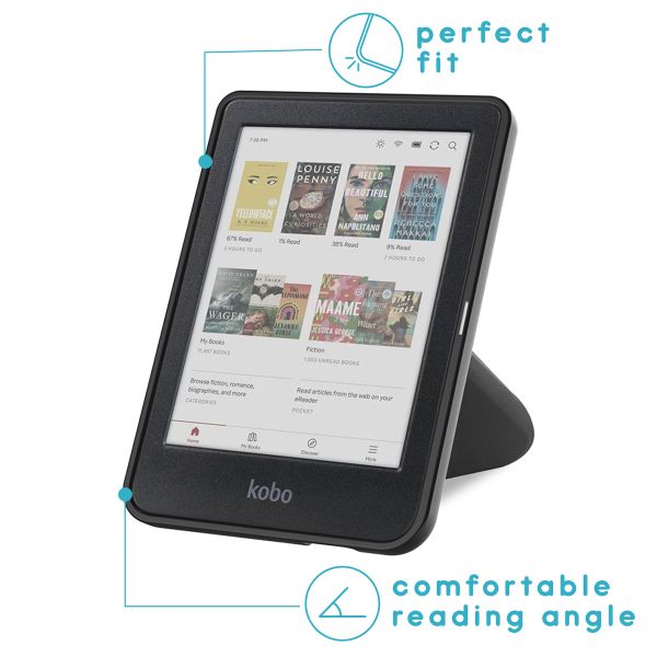 imoshion Vouwbare Bookcase Kobo Clara Colour / BW - Zwart