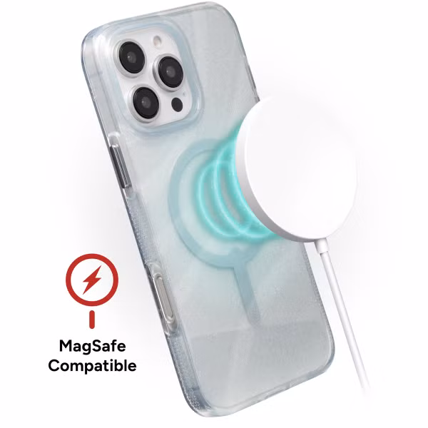 ZAGG Milan Snap Case met MagSafe Apple iPhone 16 Pro Max - Swirl Glitter