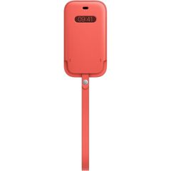 Apple Leather Sleeve MagSafe Apple iPhone 12 Mini - Pink Citrus