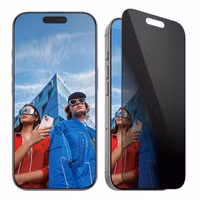 PanzerGlass Privacy Ultra-Wide Fit Anti-Bacterial Screenprotector incl. applicator Apple iPhone 16 Pro