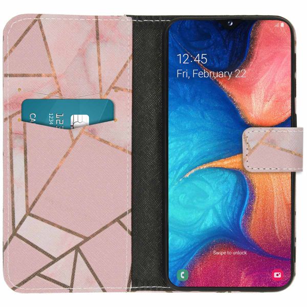 imoshion Design Softcase Bookcase Samsung Galaxy A20e - Pink Graphic