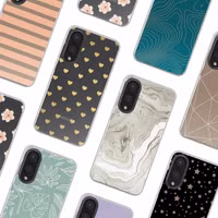 imoshion Design hoesje Samsung Galaxy S25 Edge - Golden Hearts