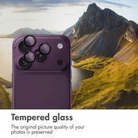 imoshion Camera Protector Glass 2-pack Apple iPhone 18 Pro (Max) - Plum