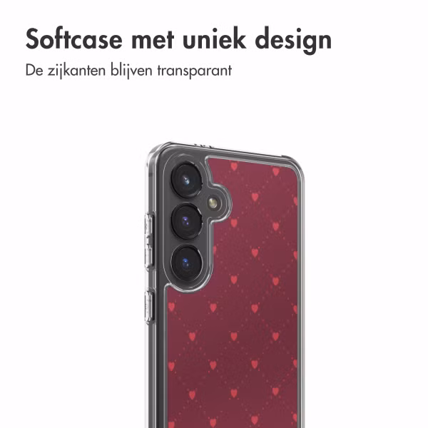 imoshion Design hoesje Samsung Galaxy S24 - Crush Check Coral Dust