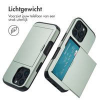 imoshion Backcover met pasjeshouder Apple iPhone 16 Pro - Groen