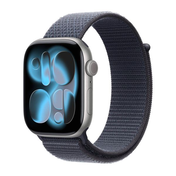 Apple Sport Loop band Apple Watch Series 1 t/m 11 / SE / Ultra (44/45/46/49 mm) - Anchor Blue
