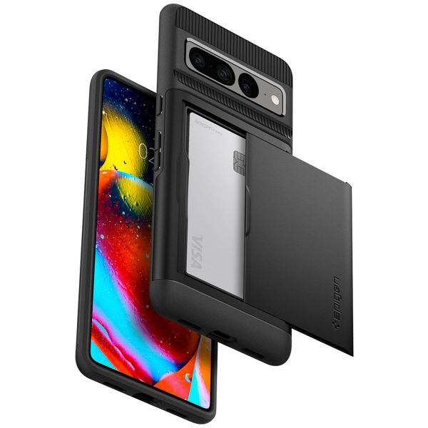 Spigen Slim Armor CS Backcover Google Pixel 7 Pro - Zwart