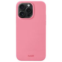 Holdit Silicone Case iPhone 15 Pro Max Rouge - Pink