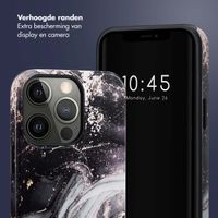 Selencia Vivid Tough Backcover iPhone 13 Pro - Chic Marble Black