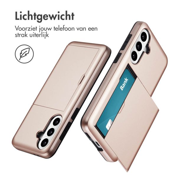 imoshion Backcover met pasjeshouder Samsung Galaxy A36 / A56 - Rose Gold