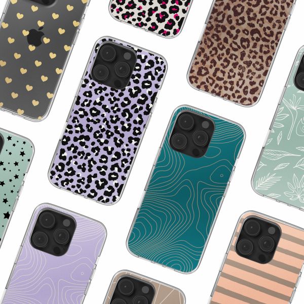 imoshion Design hoesje Apple iPhone 16 Pro - Leopard Lilac
