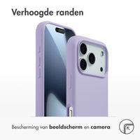 Accezz Liquid Silicone Backcover met MagSafe Apple iPhone 17 Pro - Paars
